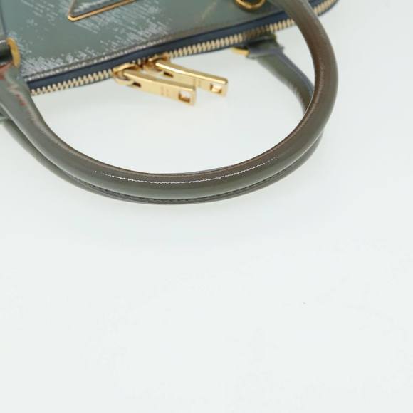 PRADA Hand Bag Safiano leather 2way Blue Auth 80864 - Picture 7 of 16